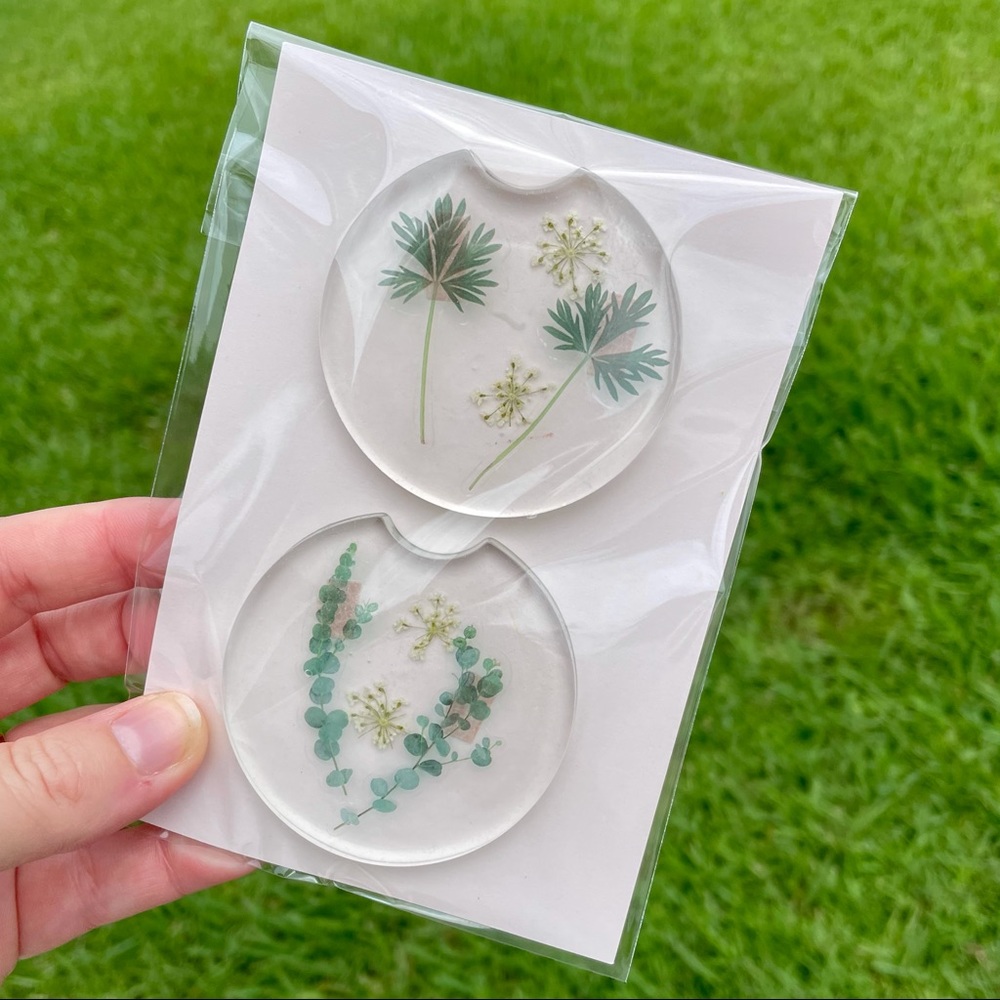 Custom car coasters